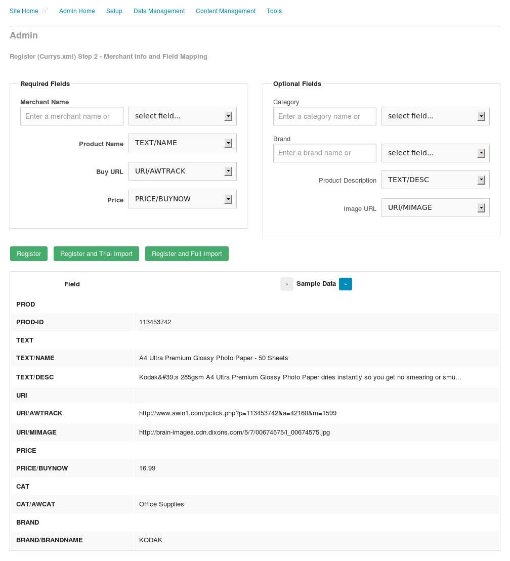 Product Aggregators, Affiliate Networks and Selling Channels